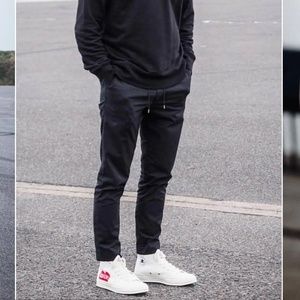 The L'Estrange London The 24 Trouser - Black - Size M